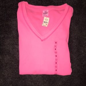 Victoria Secret Pink long sleeve, pink sleep shirt
